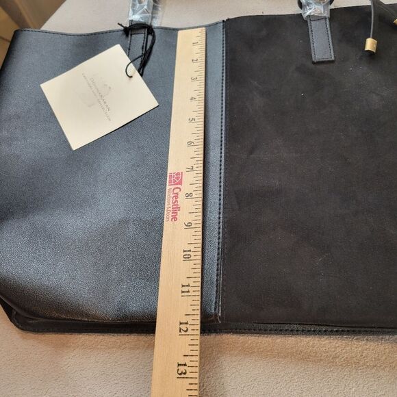 Donna Karan Cosmetics Suede PVC Tote Bag - Picture 5 of 5